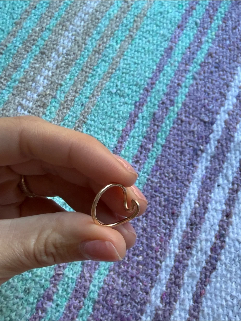 14k GF wave ring from Hawaii! Size 4